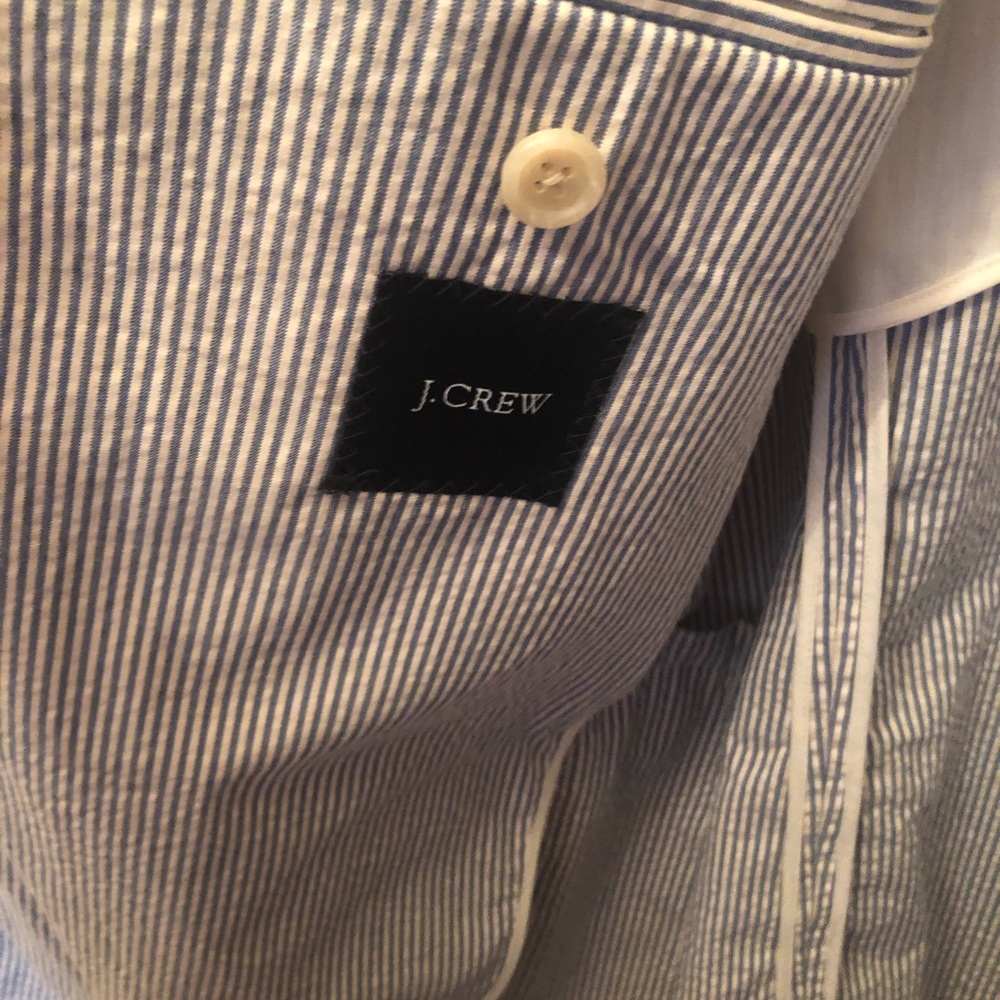 Classic seersucker suit by J Crew